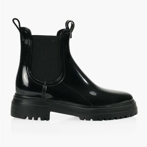 Women's Black Lemon Jelly Rain Boot